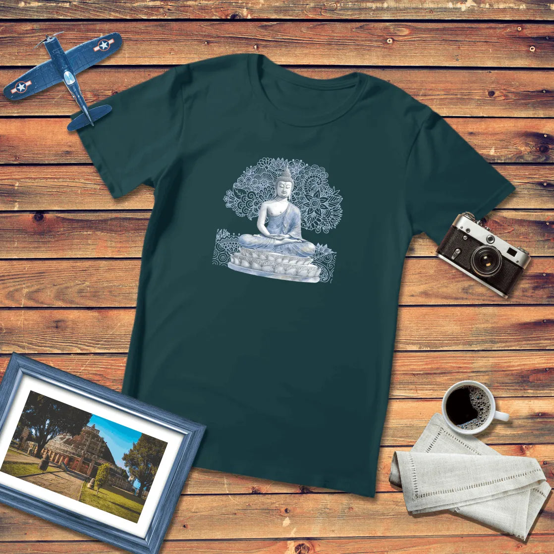 Meditating Buddha Regular Fit T-Shirt
