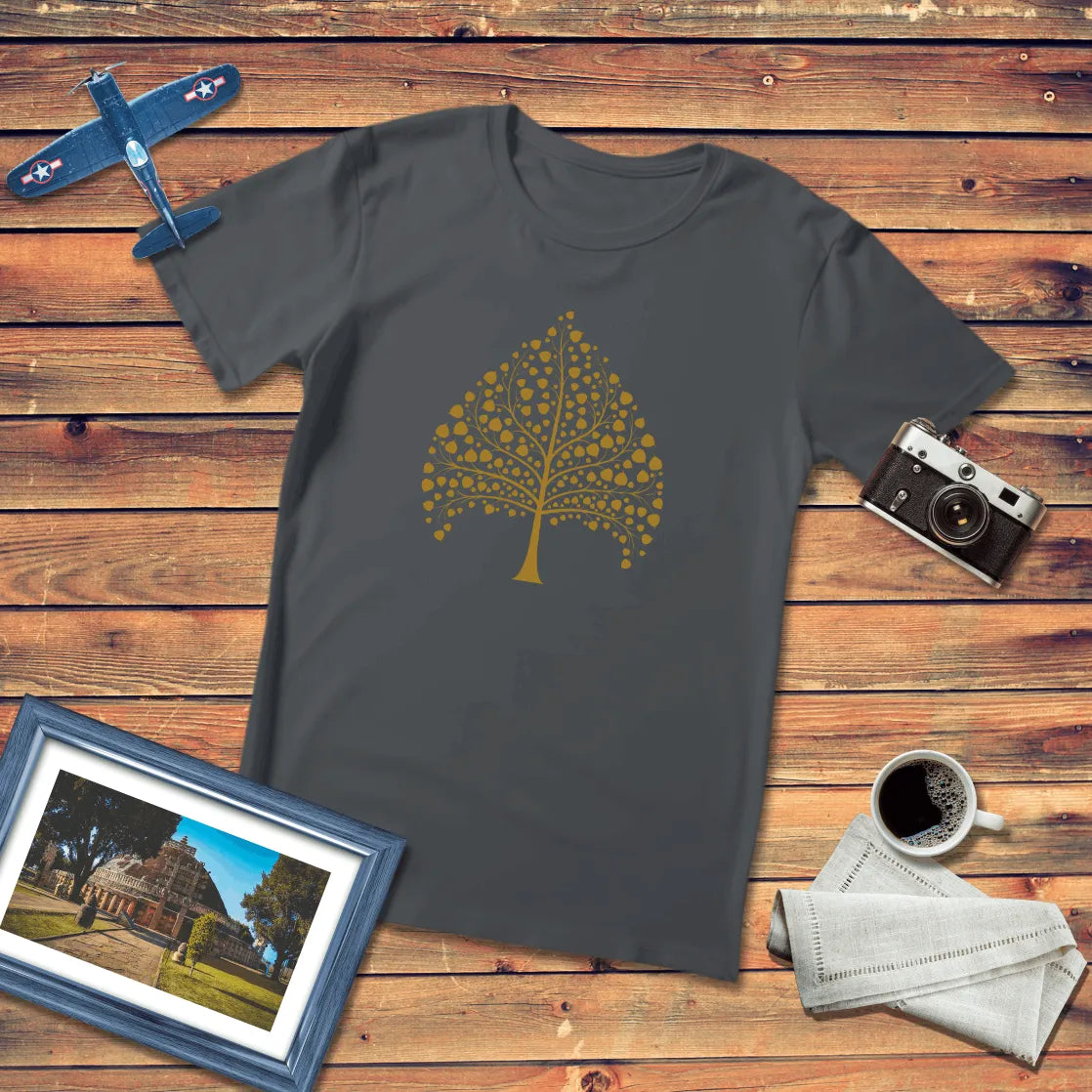 Golden Bodhi Tree Regular Fit T-Shirt