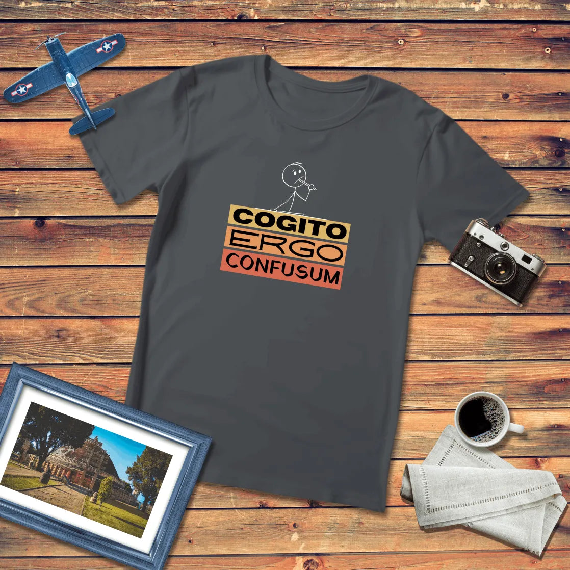 Cogito Ergo Confusum Regular Fit T-Shirt Dark Edition