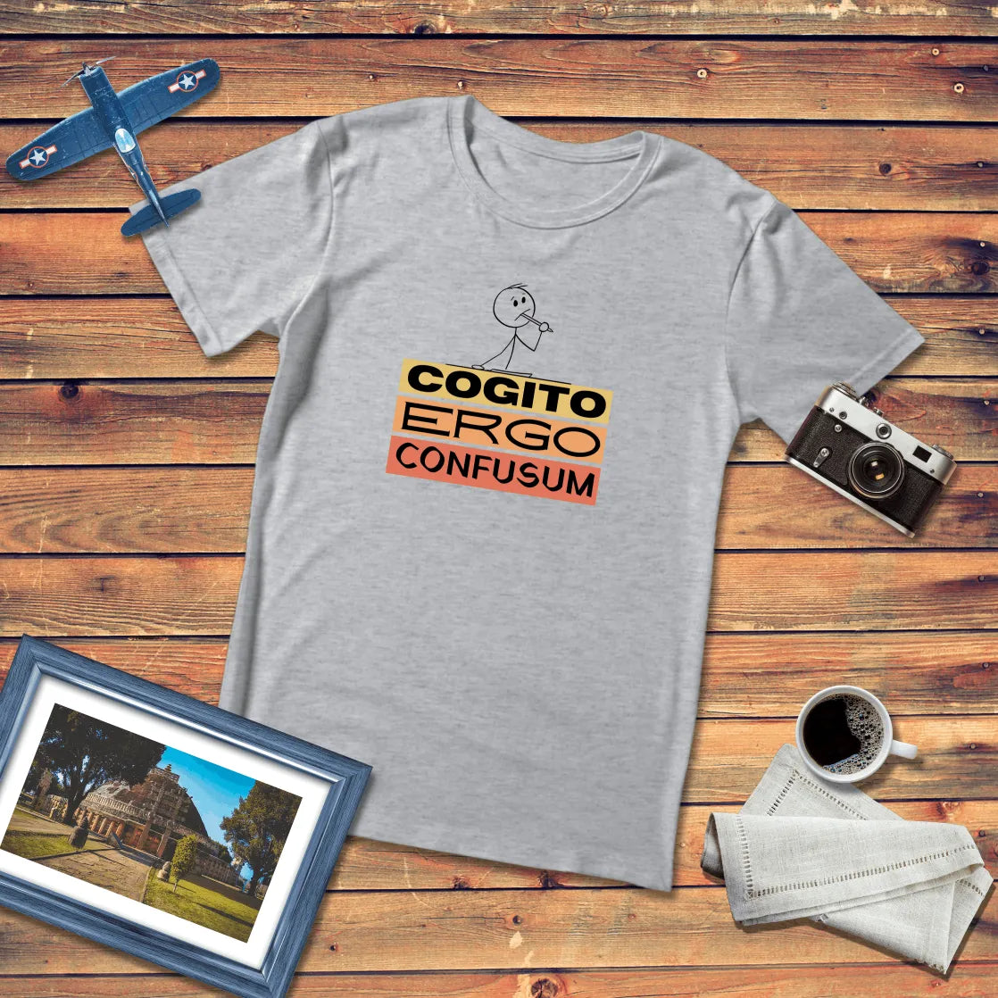 Cogito Ergo Confusum Regular Fit T-Shirt Light Edition