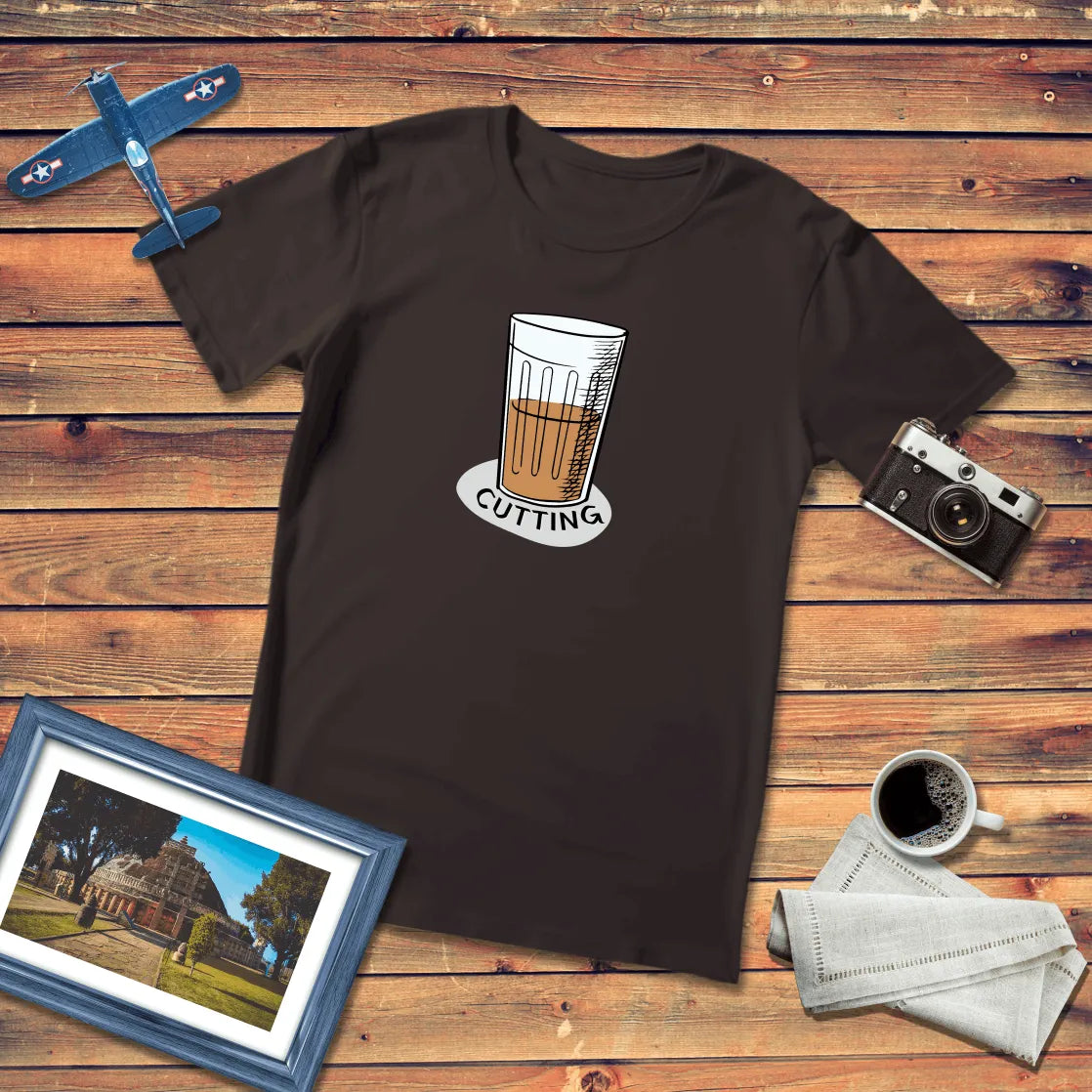 Cutting Chai Regular Fit T-Shirt