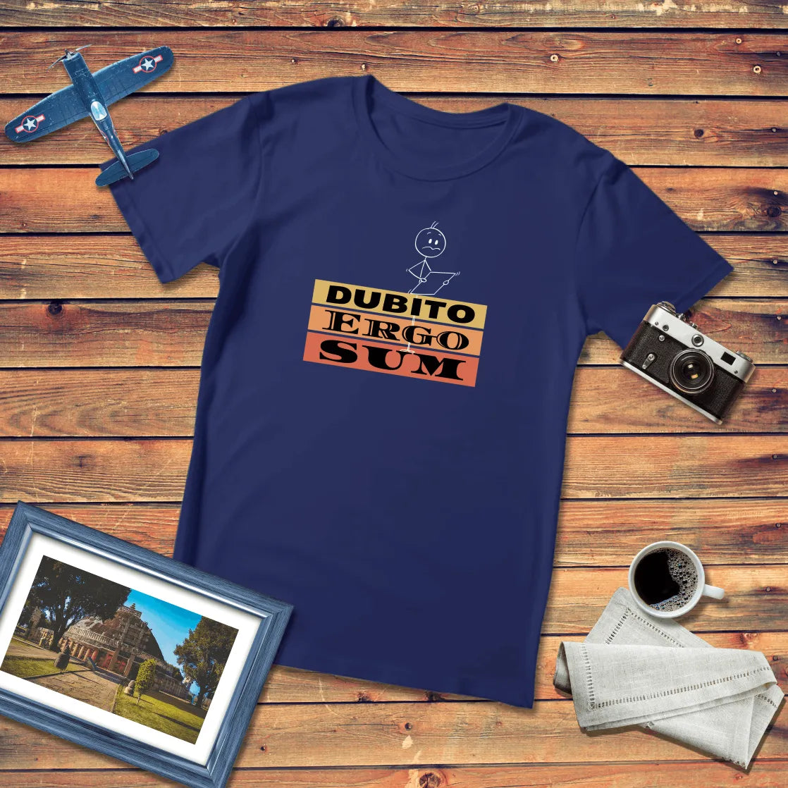 Dubito Ergo Sum Regular Fit T-Shirt Dark Edition