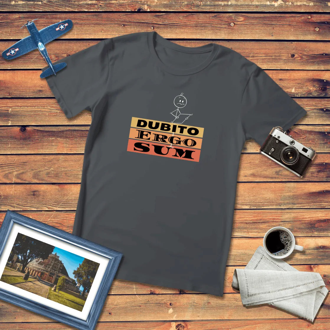 Dubito Ergo Sum Regular Fit T-Shirt Dark Edition