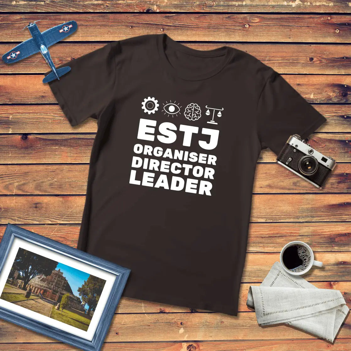 MBTI Personality – ESTJ Premium Fit T-Shirt Dark Edition