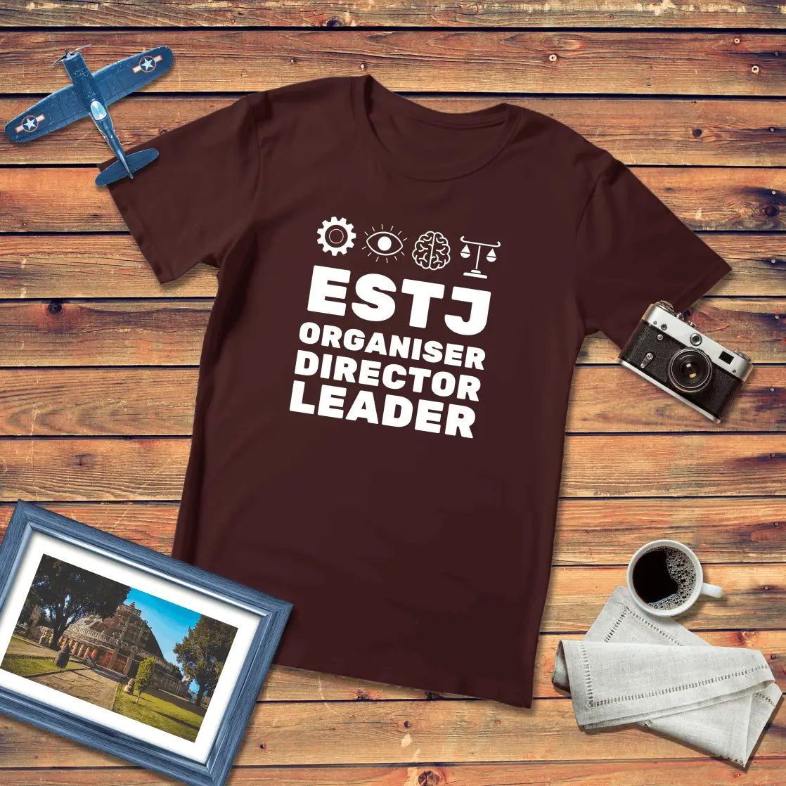 MBTI Personality – ESTJ Premium Fit T-Shirt Dark Edition