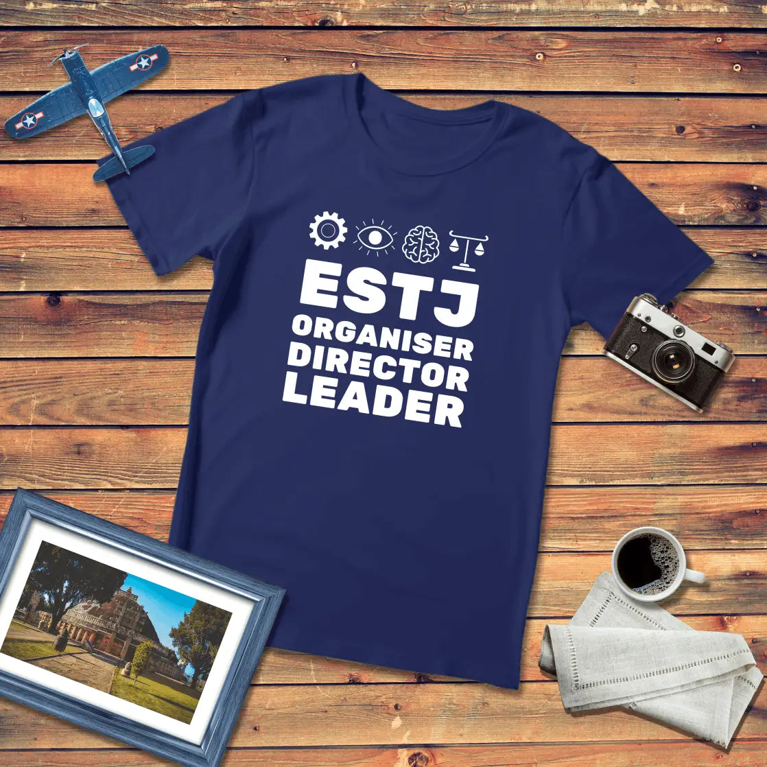 MBTI Personality – ESTJ Premium Fit T-Shirt Dark Edition