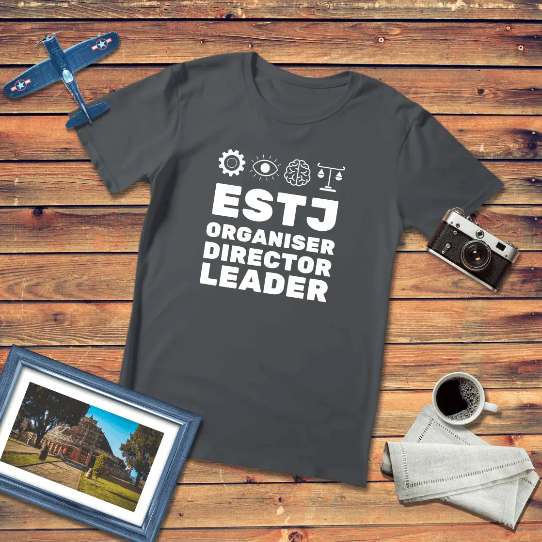 MBTI Personality – ESTJ Premium Fit T-Shirt Dark Edition