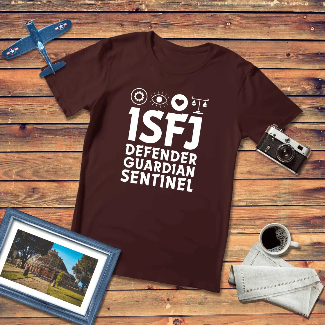 MBTI Personality – ISFJ Premium Fit T-Shirt Dark Edition