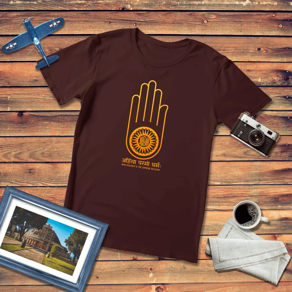 Jain Ahimsa Regular Fit T-Shirt