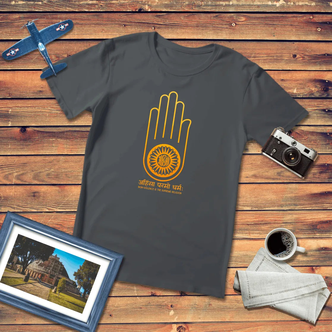 Jain Ahimsa Regular Fit T-Shirt