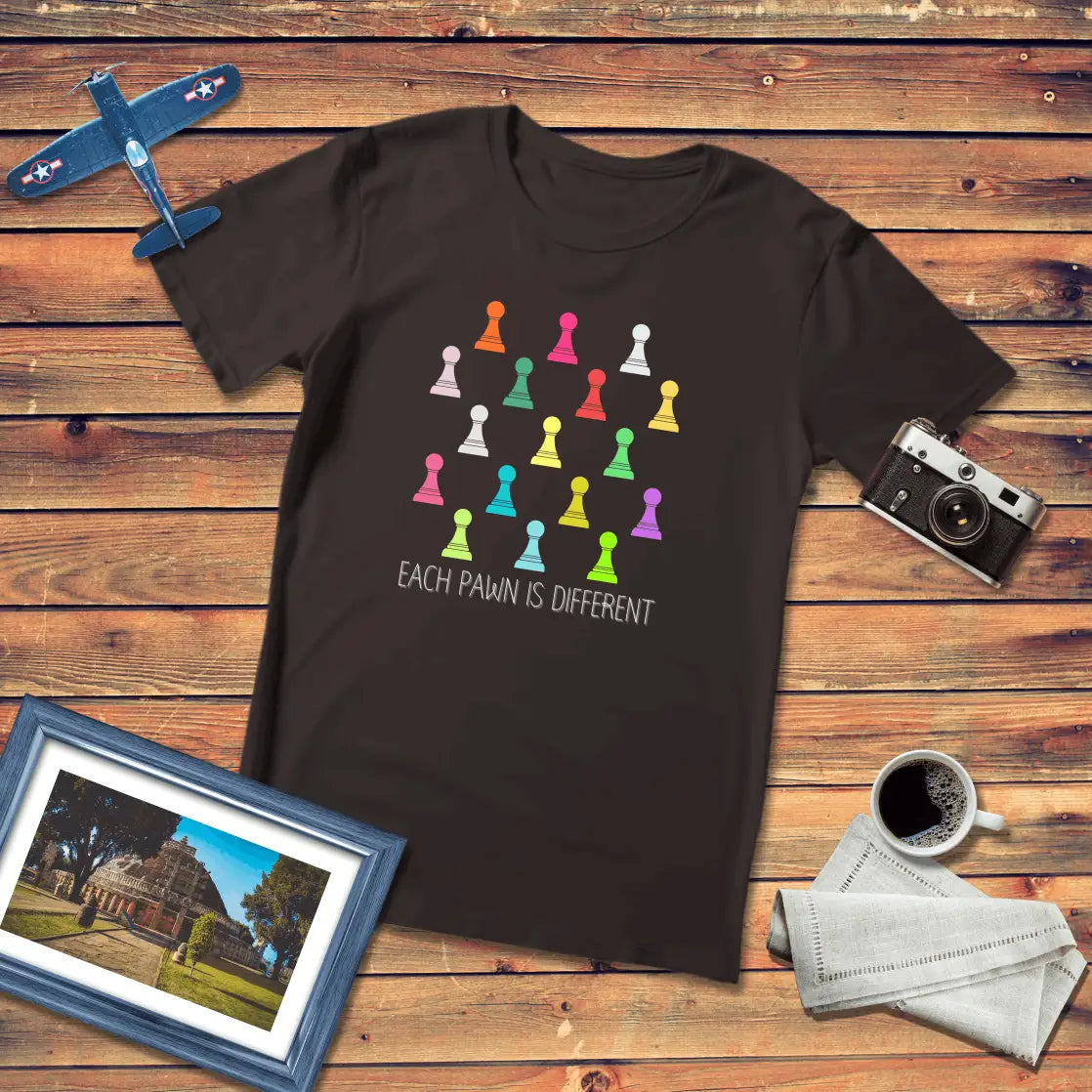 Each Pawn is Different Premium Fit T-Shirt Dark Edition