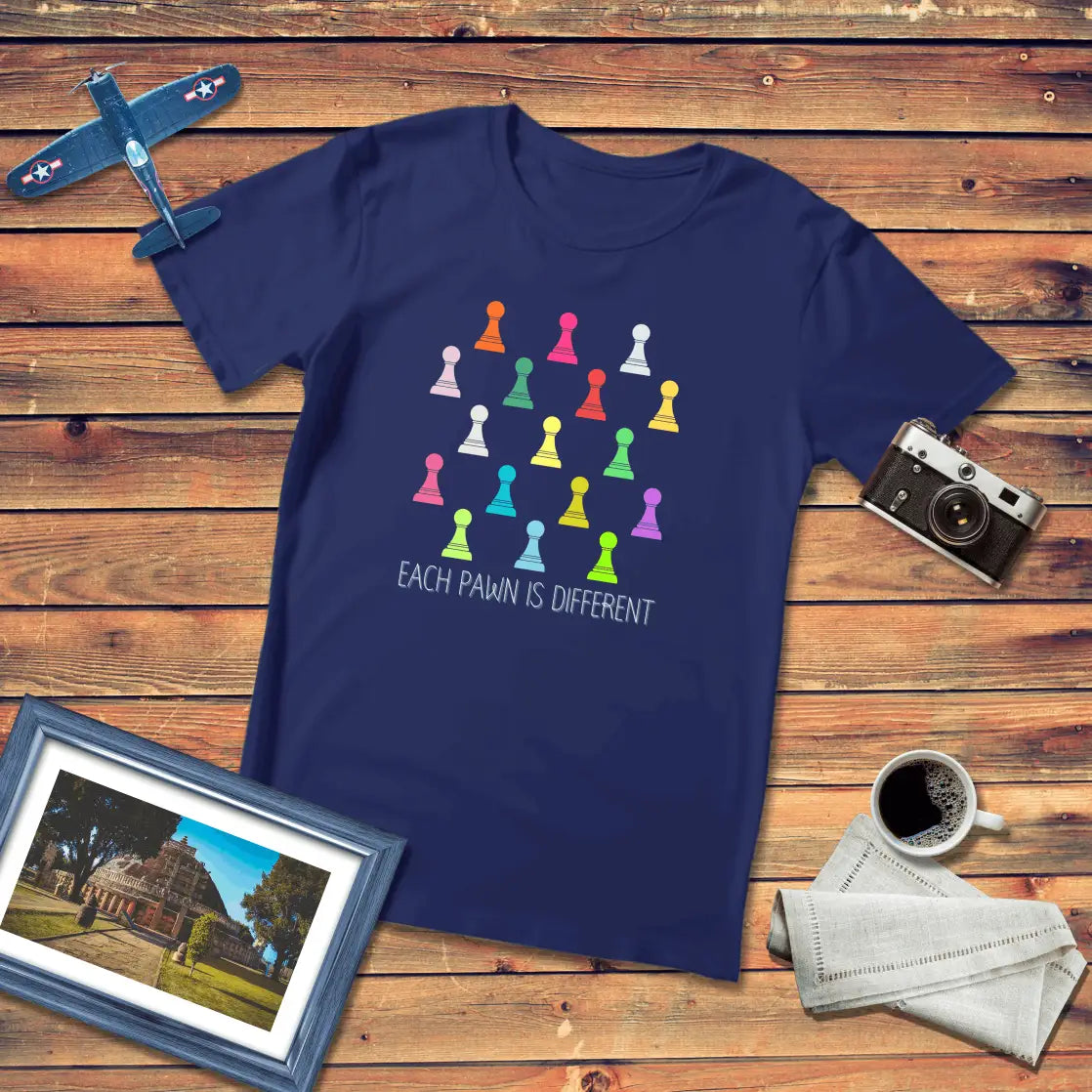 Each Pawn is Different Premium Fit T-Shirt Dark Edition
