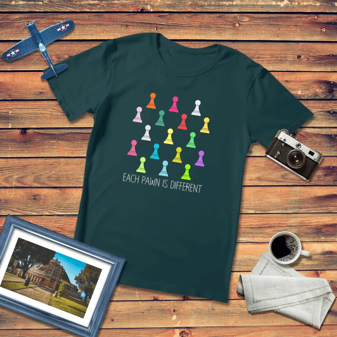 Each Pawn is Different Premium Fit T-Shirt Dark Edition