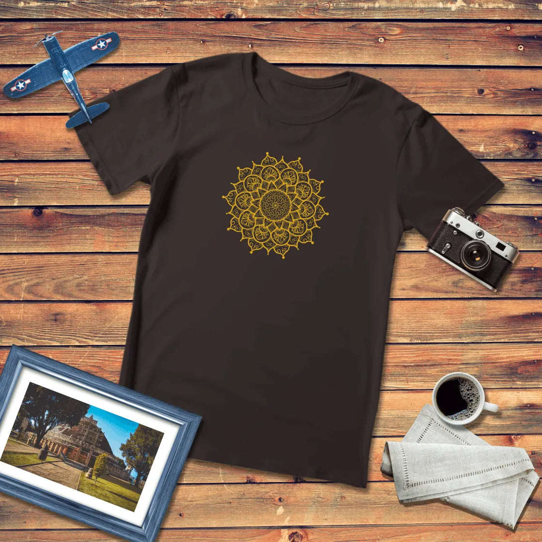 Mandala Marigold Regular Fit T-Shirt