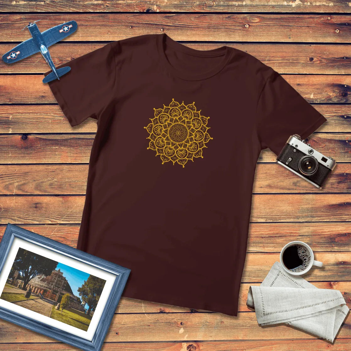 Mandala Marigold Regular Fit T-Shirt