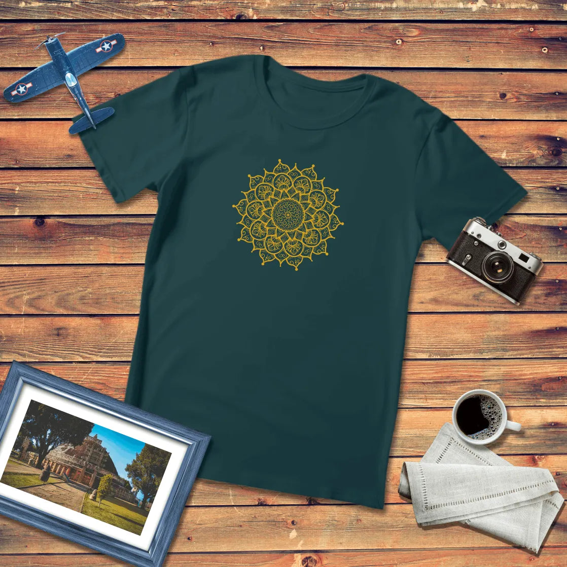 Mandala Marigold Regular Fit T-Shirt