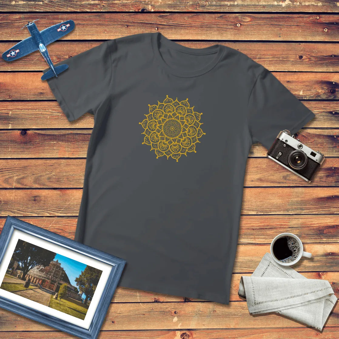 Mandala Marigold Regular Fit T-Shirt