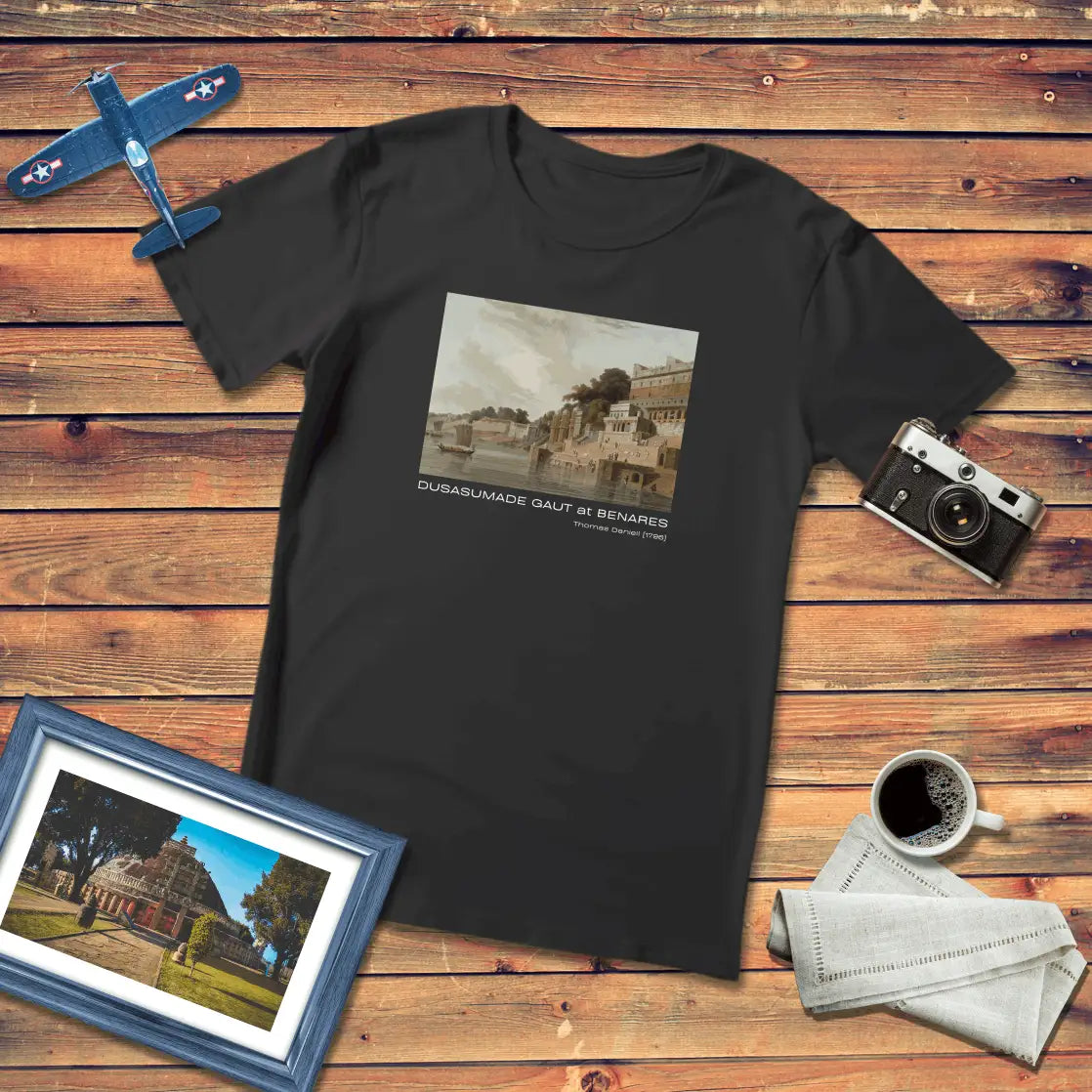 Dusasumade Gaut at Bernares Art T-Shirt Dark Edition (Premium Fit)