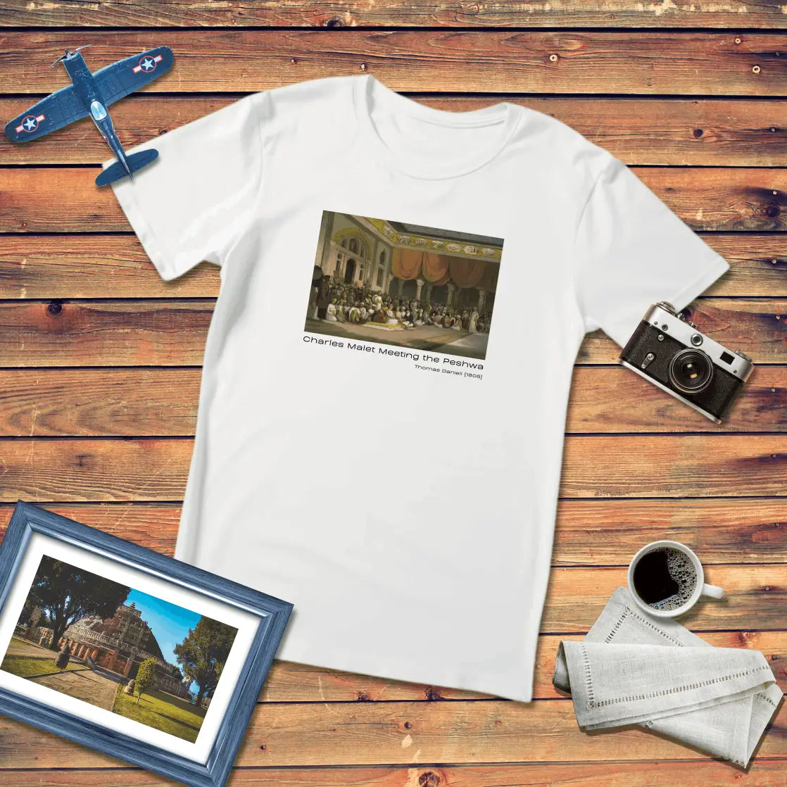 Charles Malet Meeting the Peshwa Art T-Shirt Light Edition (Premium Fit)