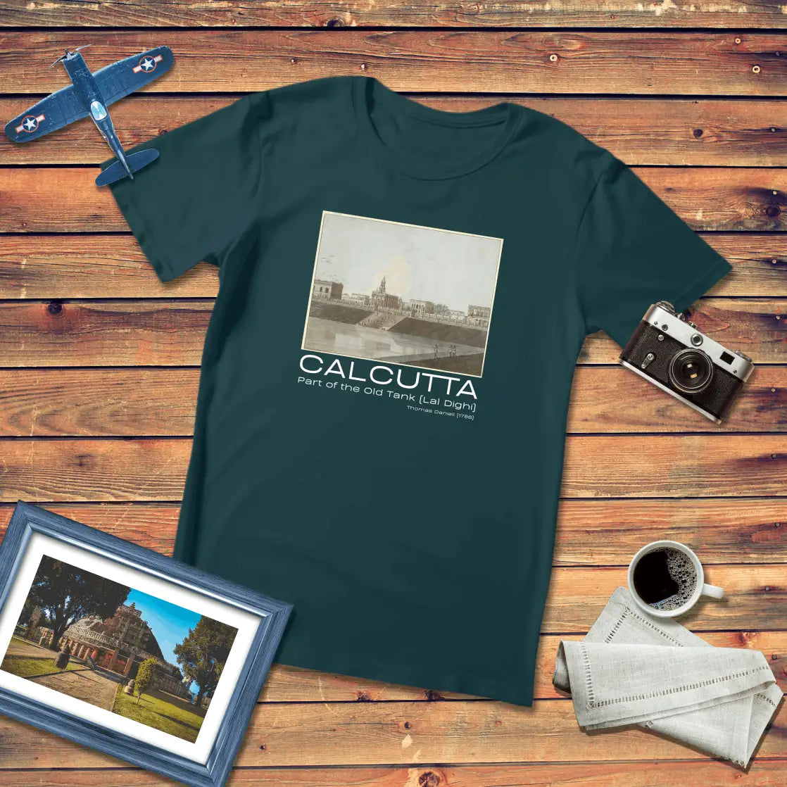 Calcutta, Part of the Old Tank Art T-Shirt Dark Edition (Premium Fit)
