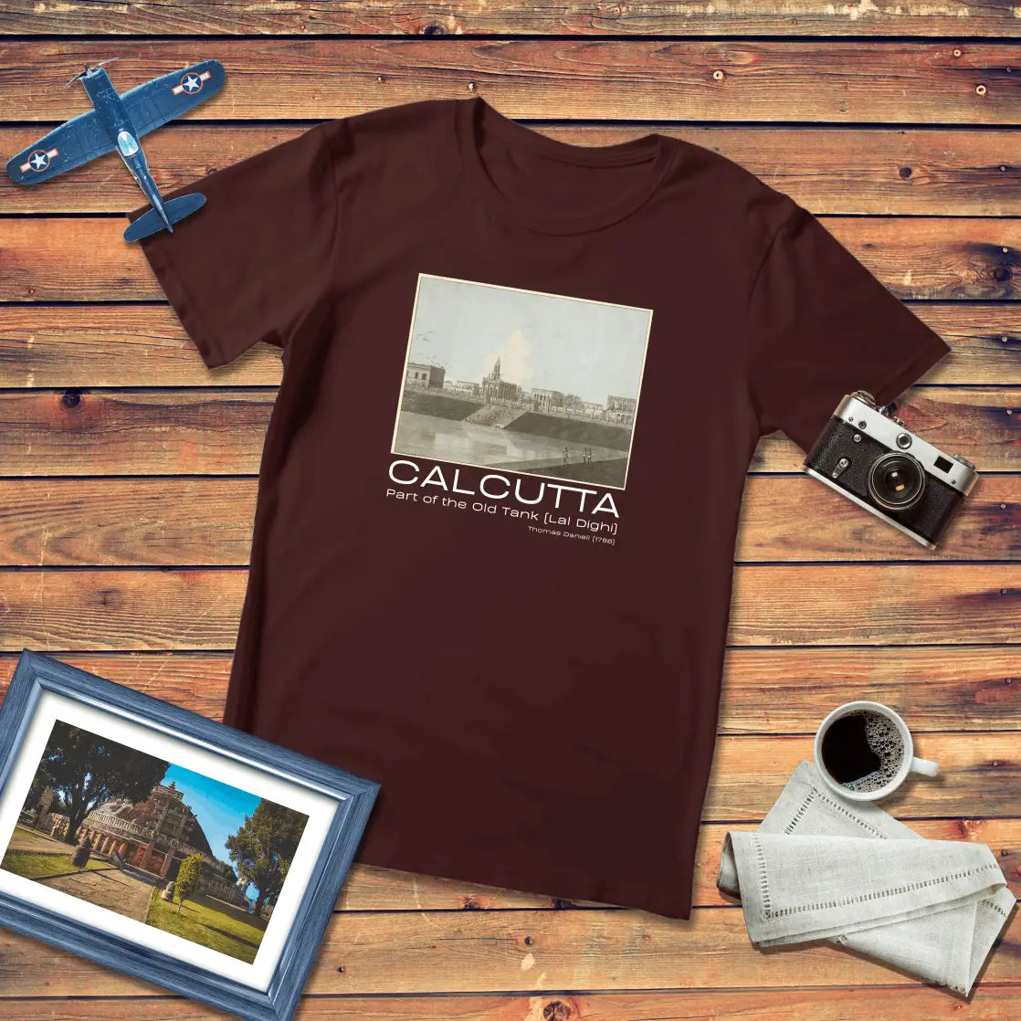 Calcutta, Part of the Old Tank Art T-Shirt Dark Edition (Premium Fit)