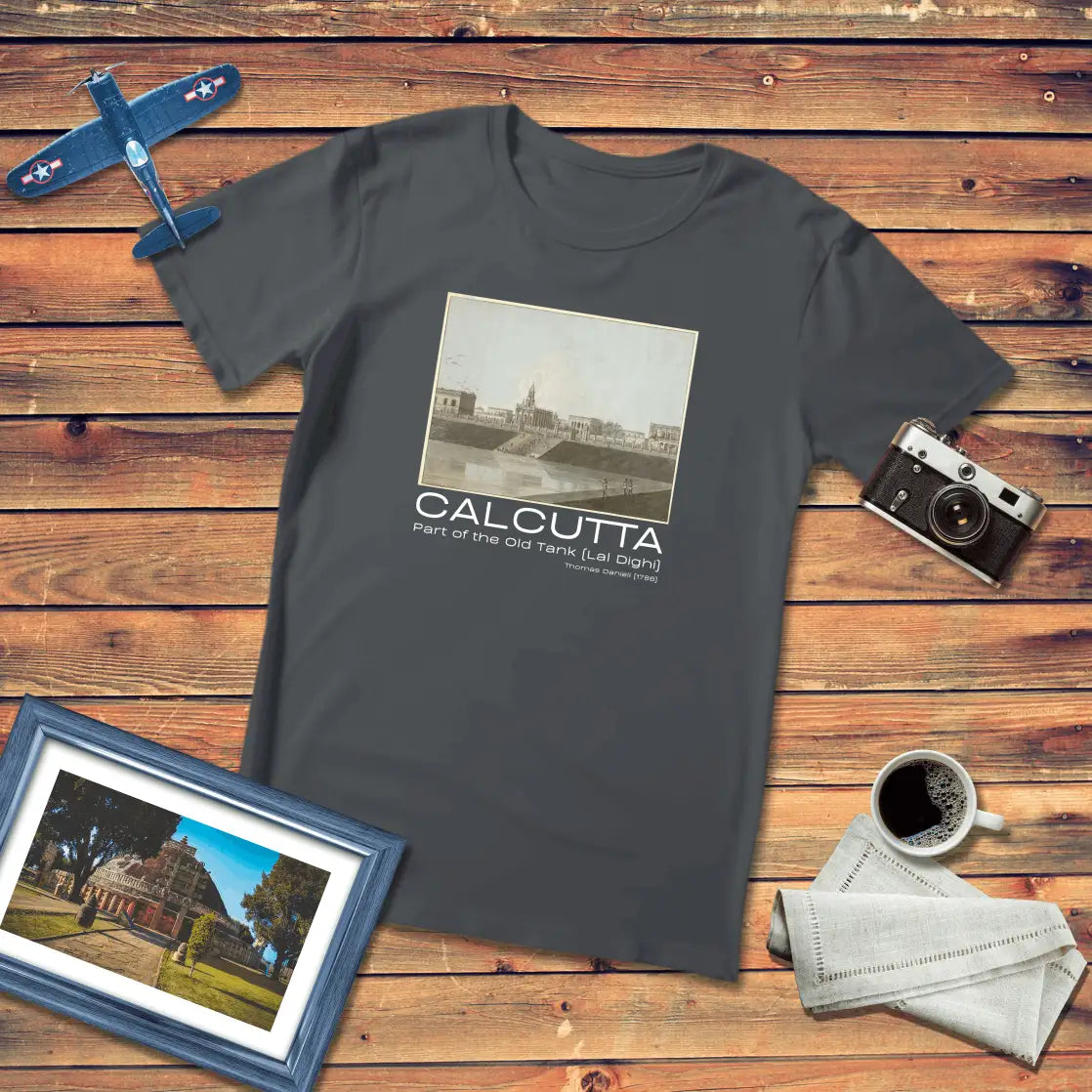 Calcutta, Part of the Old Tank Art T-Shirt Dark Edition (Premium Fit)