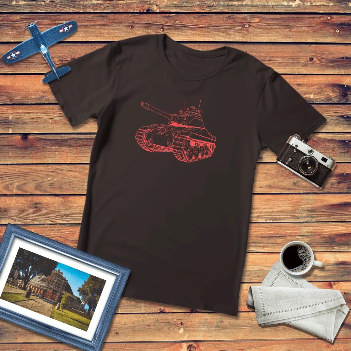 Red Tank Regular Fit T-Shirt
