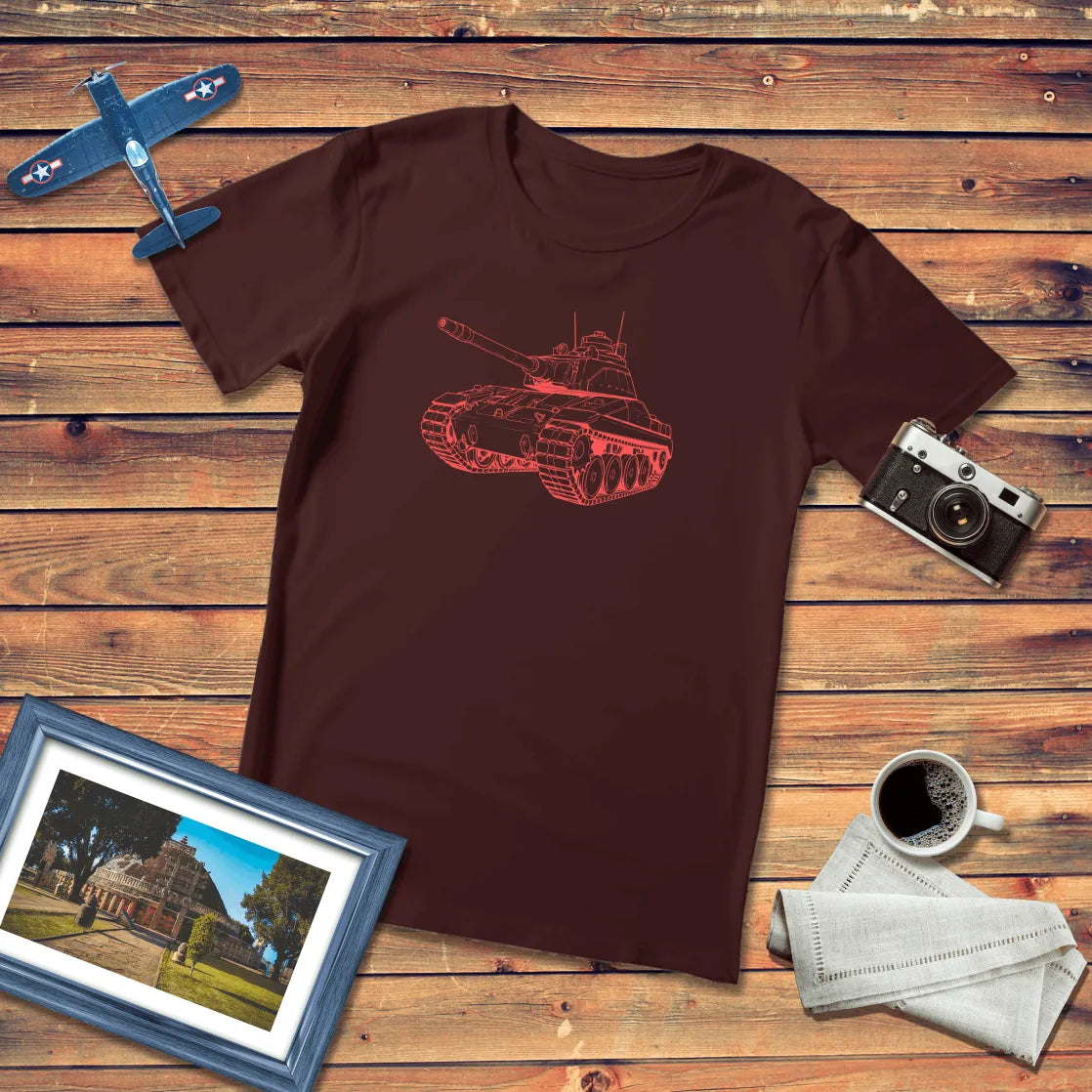 Red Tank Regular Fit T-Shirt