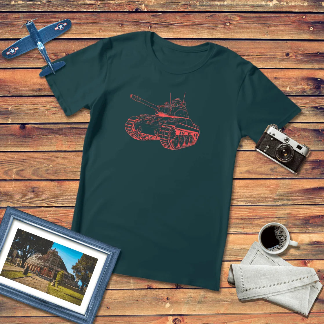 Red Tank Regular Fit T-Shirt