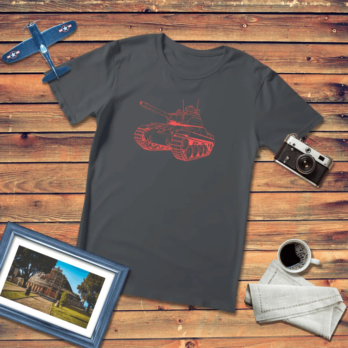 Red Tank Regular Fit T-Shirt