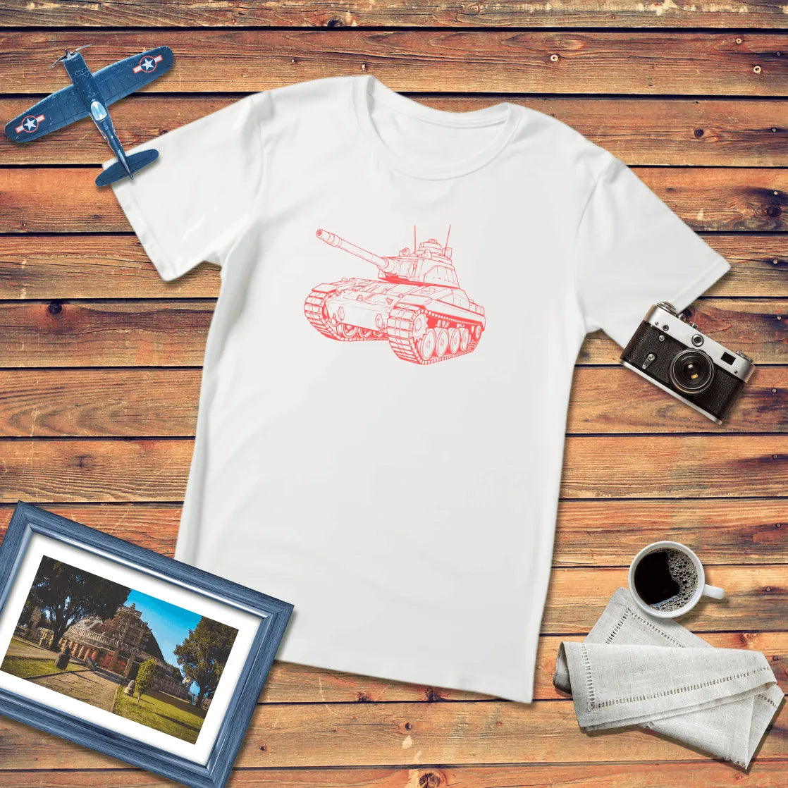 Red Tank Regular Fit T-Shirt