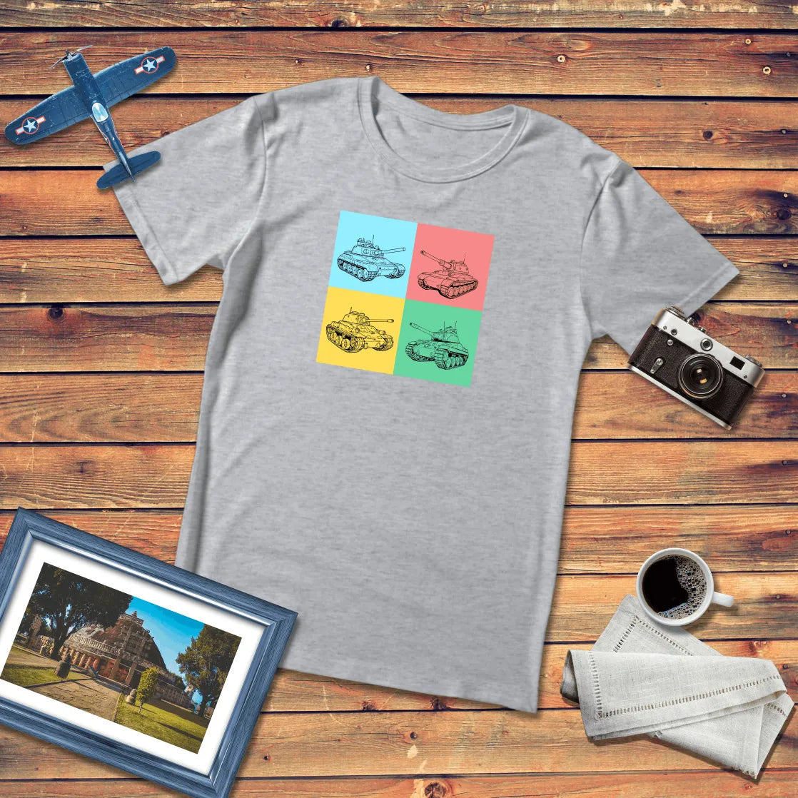 Four Tanks Regular Fit T-Shirt