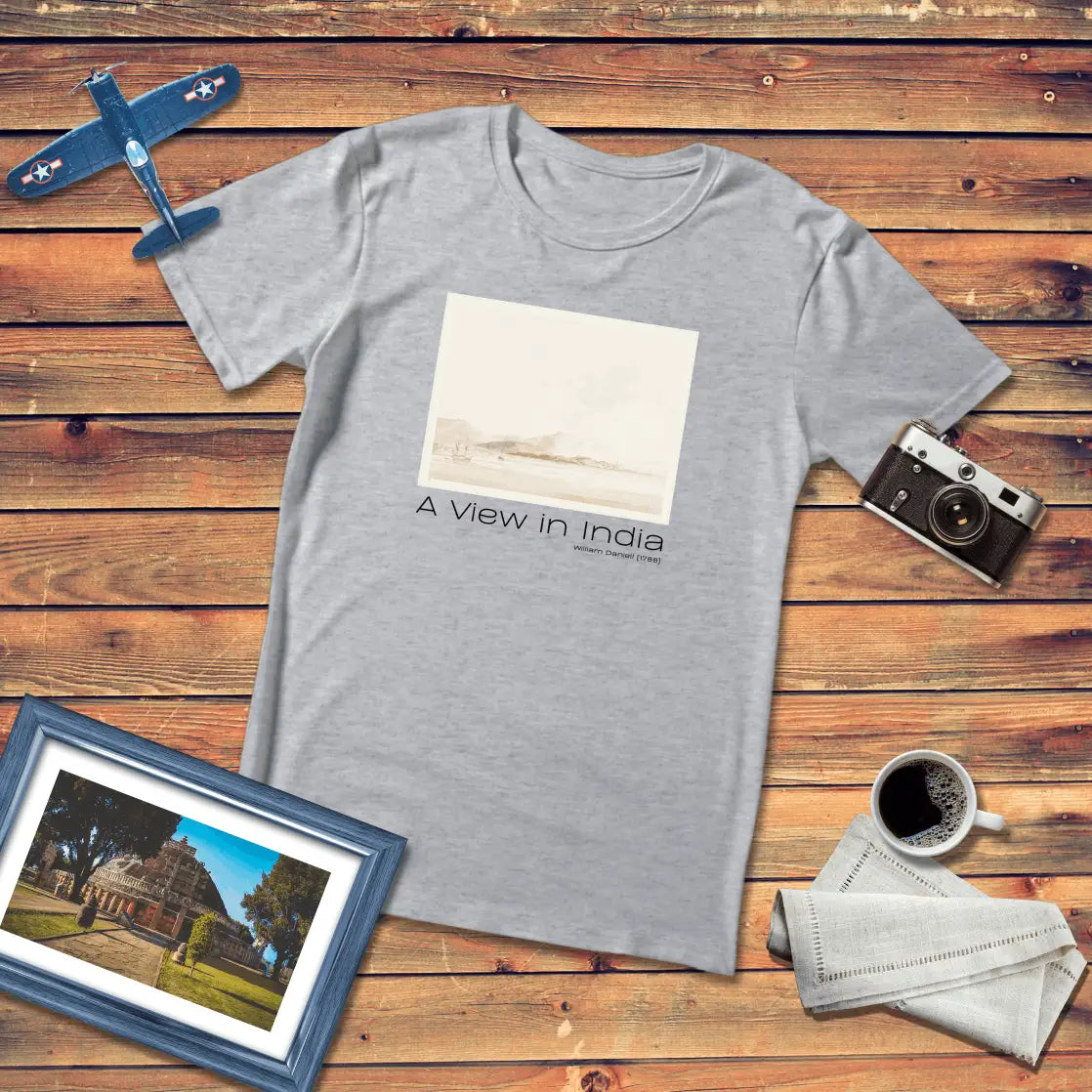 A View in India by William Daniell Art T-Shirt Light Edition (Premium Fit)