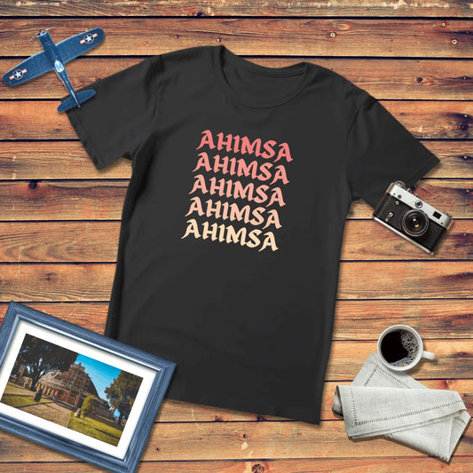 Ahimsa Love Regular Fit T-Shirt