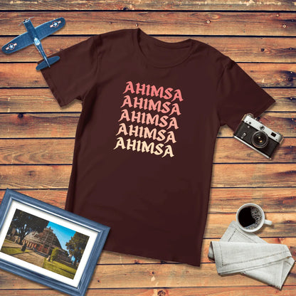 Ahimsa Love Regular Fit T-Shirt