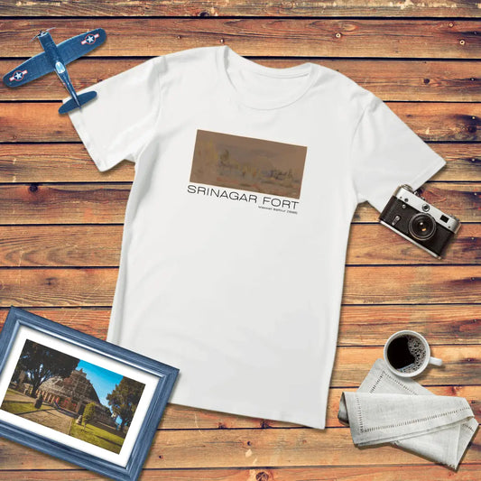 Srinagar Fort by Maxwell Balfour Art T-Shirt Light Edition (Premium Fit)