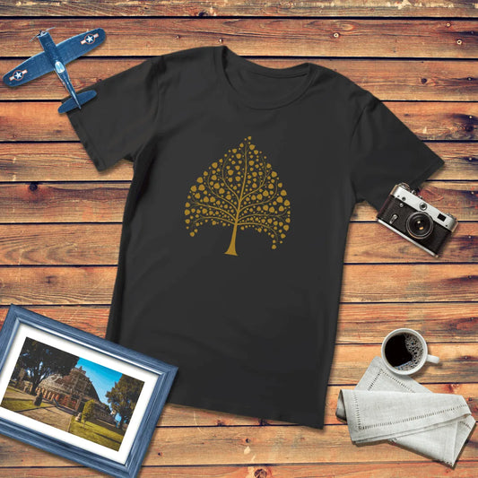 Golden Bodhi Tree Regular Fit T-Shirt