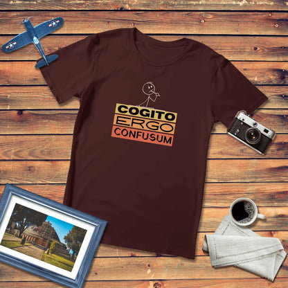 Cogito Ergo Confusum Regular Fit T-Shirt Dark Edition