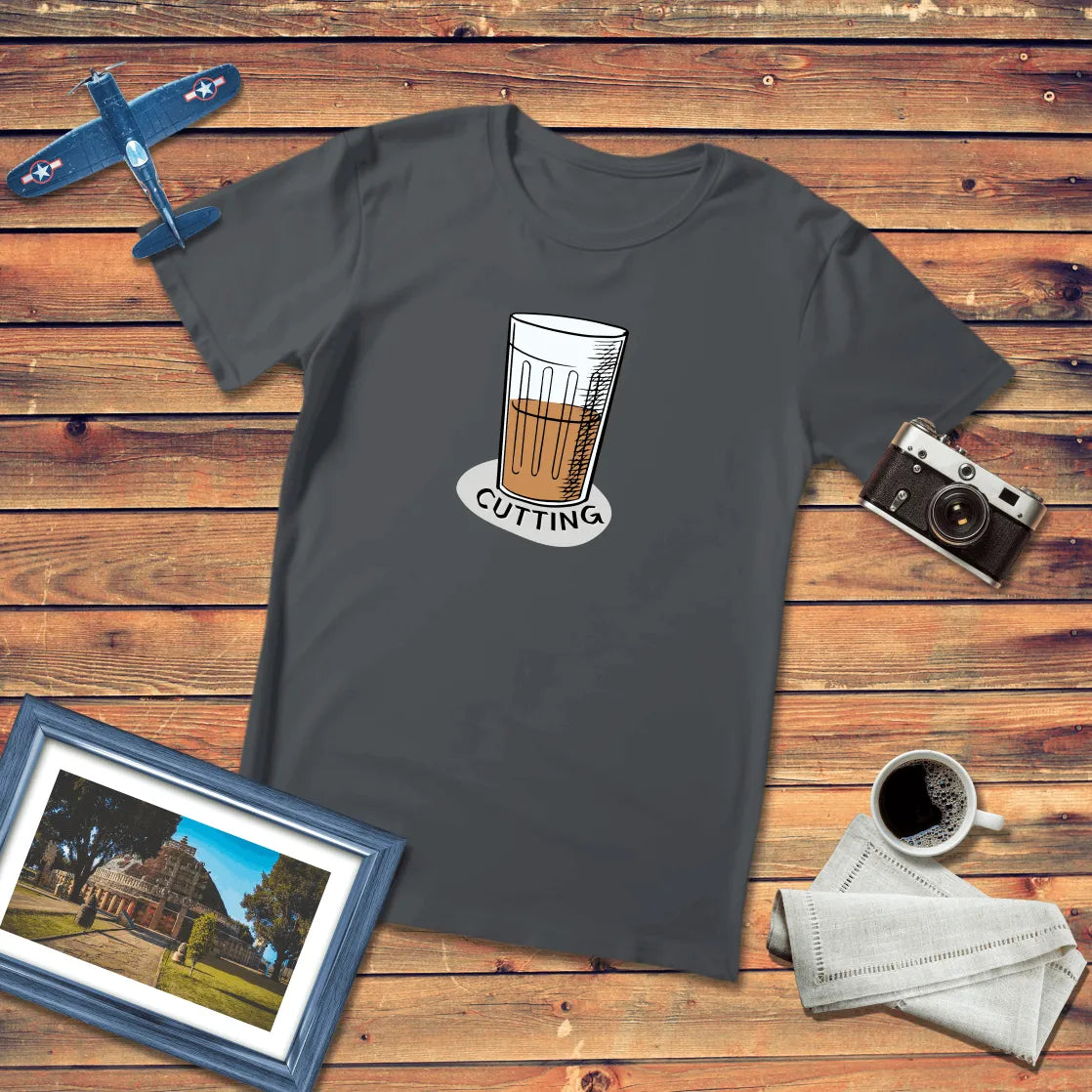 Cutting Chai Regular Fit T-Shirt