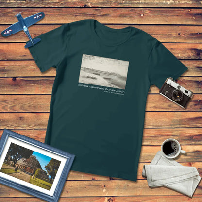 Colaba Causeway Construction Art T-Shirt Dark Edition (Premium Fit)