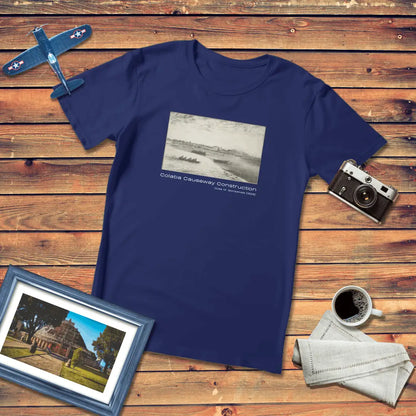 Colaba Causeway Construction Art T-Shirt Dark Edition (Premium Fit)