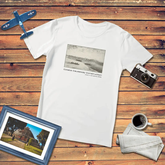Colaba Causeway Construction Art T-Shirt Light Edition (Premium Fit)
