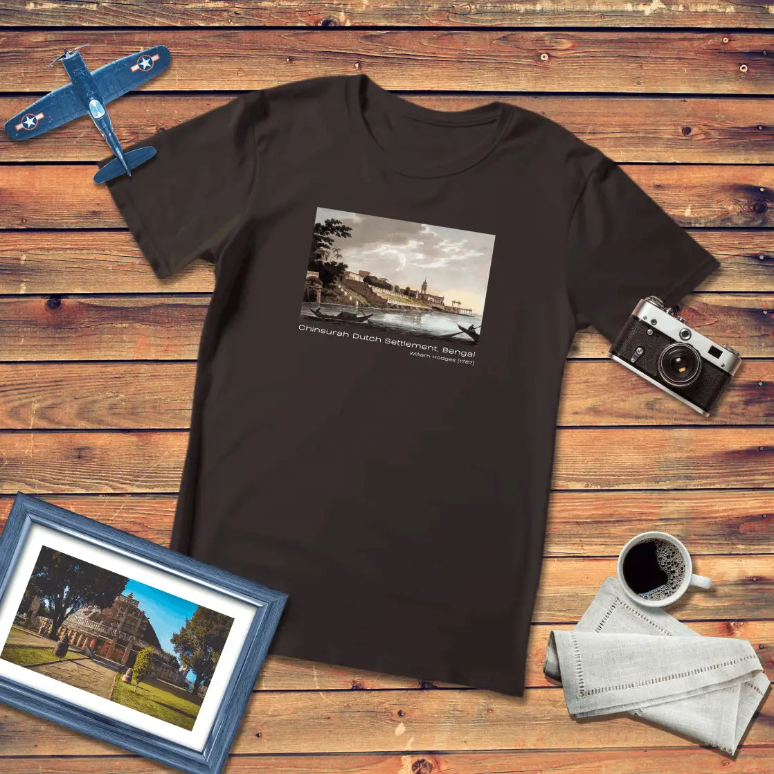 Chinsura by William Hodges Art T-Shirt Dark Edition (Premium Fit)