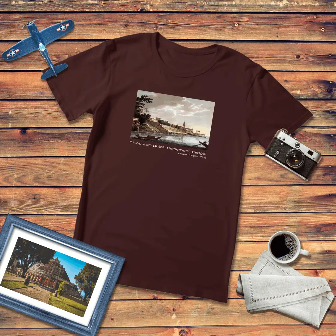 Chinsura by William Hodges Art T-Shirt Dark Edition (Premium Fit)