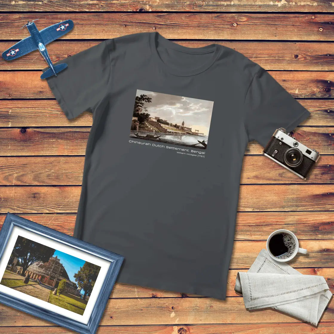 Chinsura by William Hodges Art T-Shirt Dark Edition (Premium Fit)