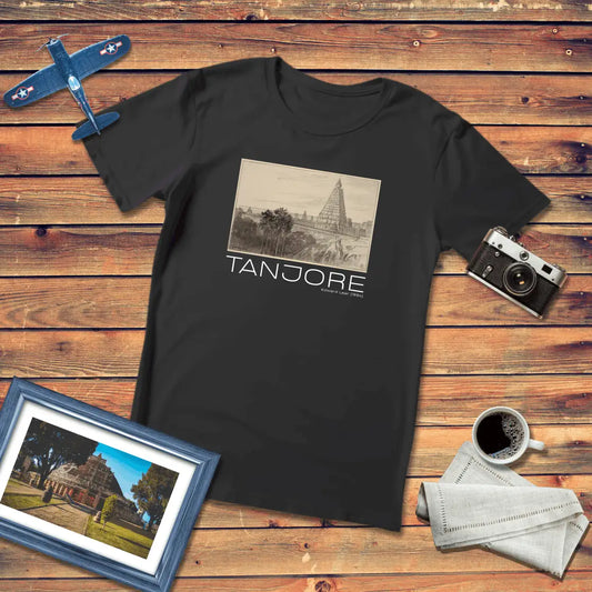 Tanjore by Edward Lear Art T-Shirt Dark Edition (Premium Fit)