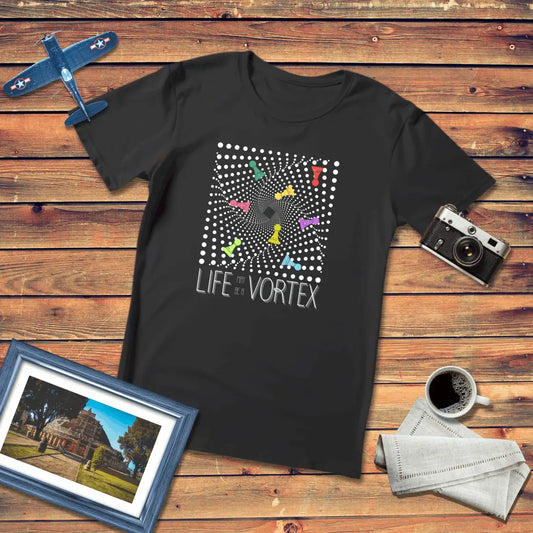 Life May Be A Vortex Chess Philosophy Premium Fit T-Shirt Light Edition