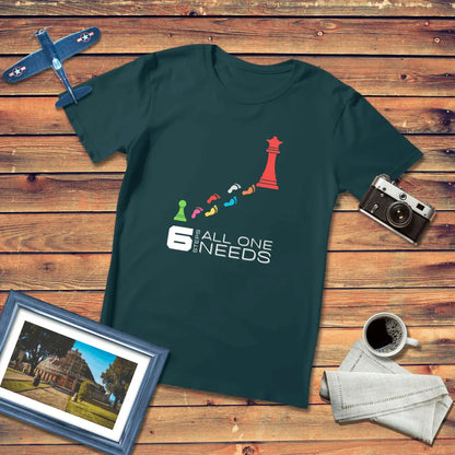 Six Steps All One Needs Premium Fit T-Shirt Dark Edition