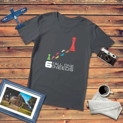 Six Steps All One Needs Premium Fit T-Shirt Dark Edition