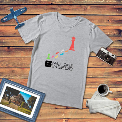 Six Steps All One Needs Premium Fit T-Shirt Light Edition